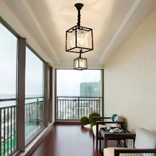 Cornelia - Modern Crystal Caged Ceiling Chandelier
