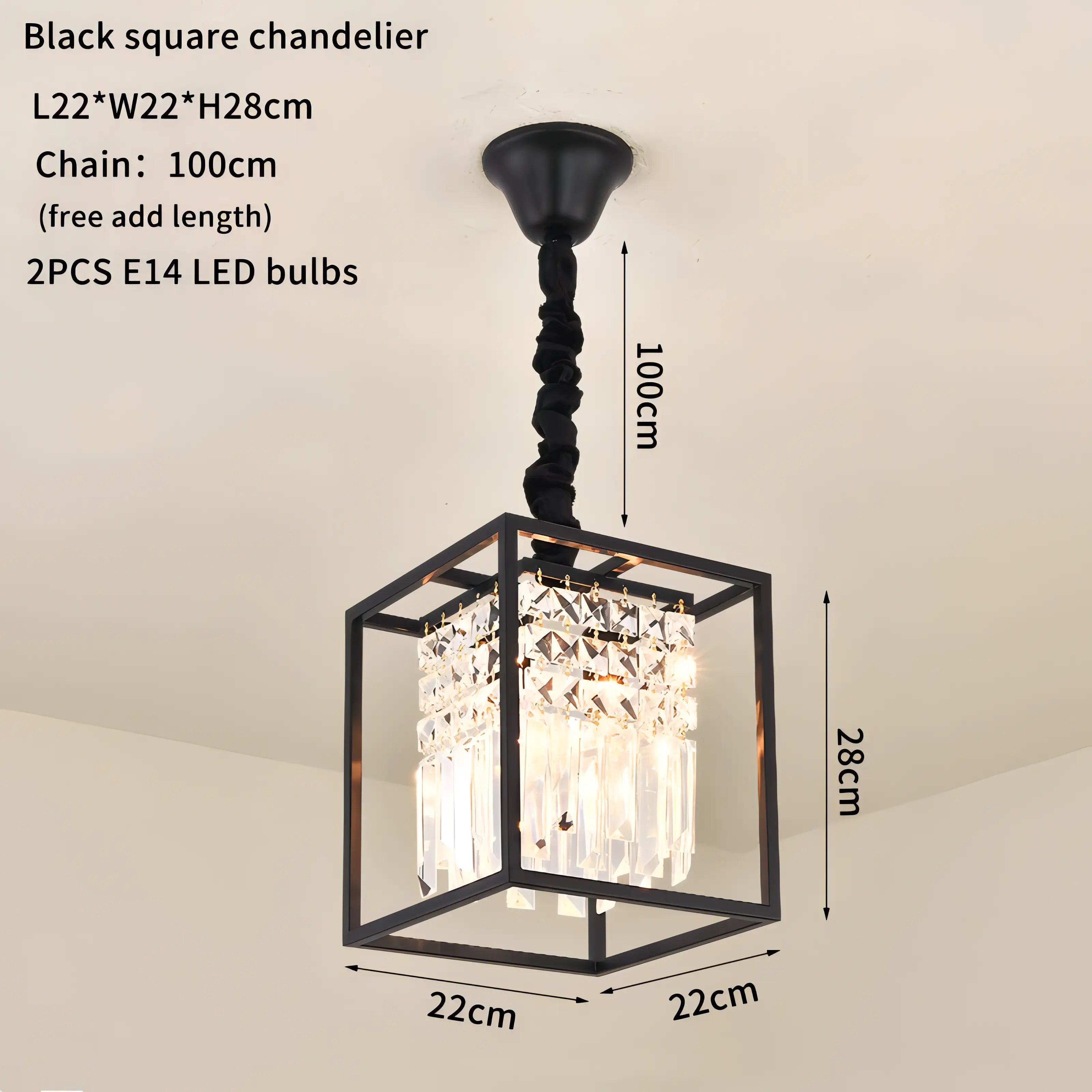 Cornelia - Modern Crystal Caged Ceiling Chandelier