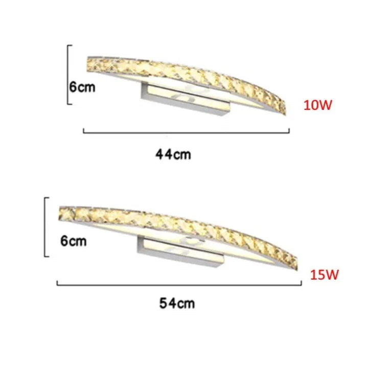 Karine - Modern Bathroom Over Mirror Light Bar