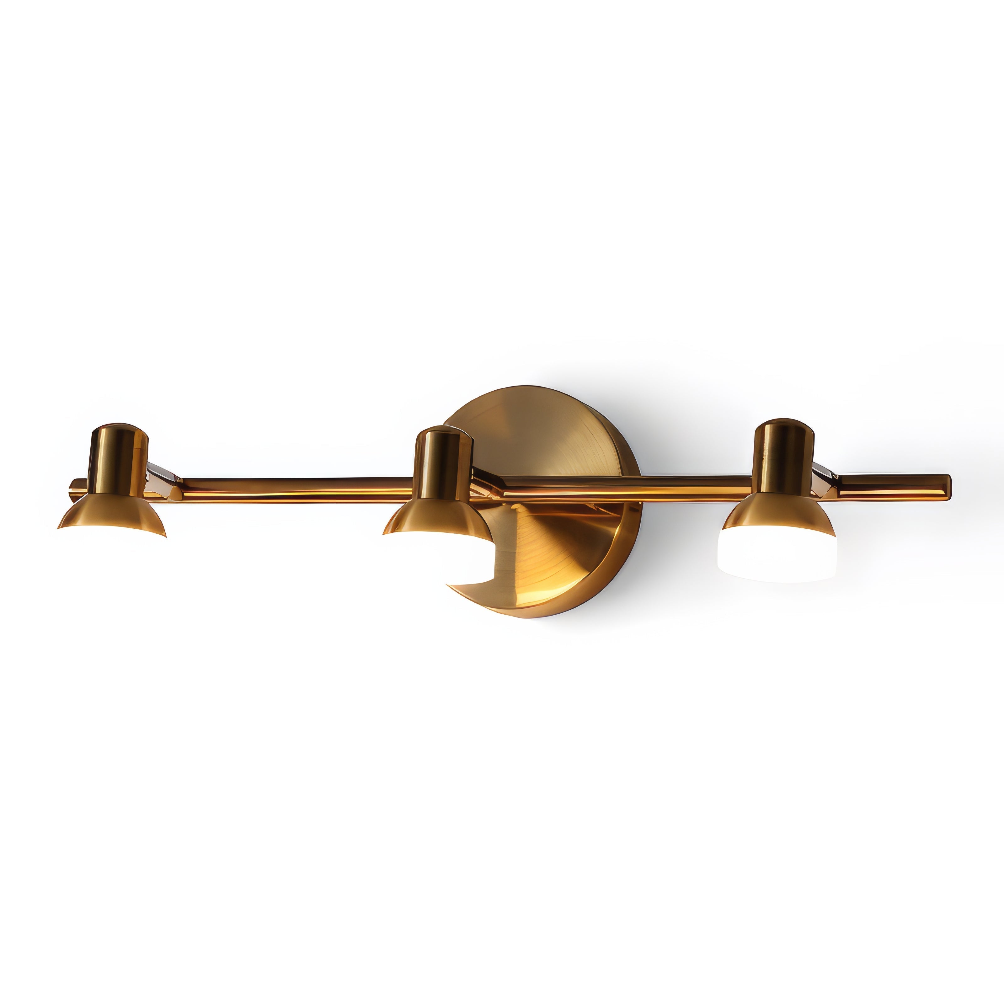 Halley - Modern Brass Adjustable Heads Vanity Light