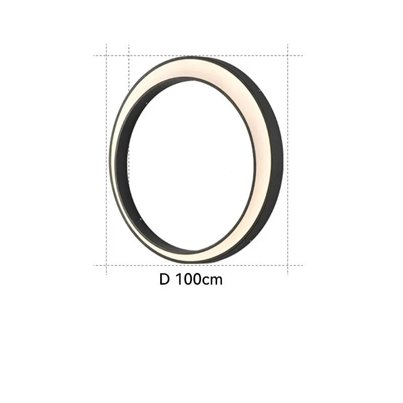 Amish - LED Outdoor Ring Wall Light