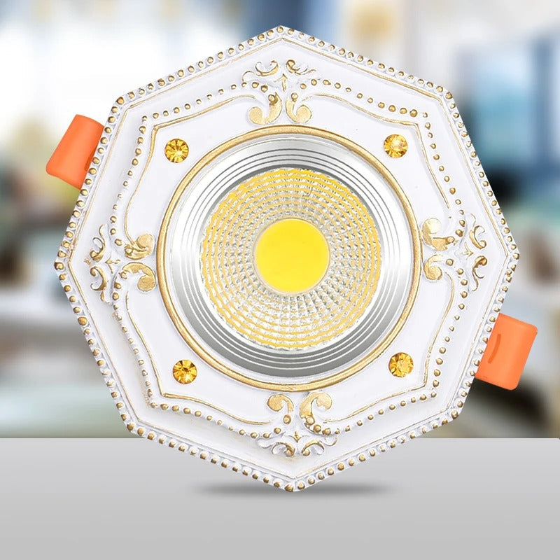 Despoina - Vintage American Style Octagon Recessed Ceiling Down light