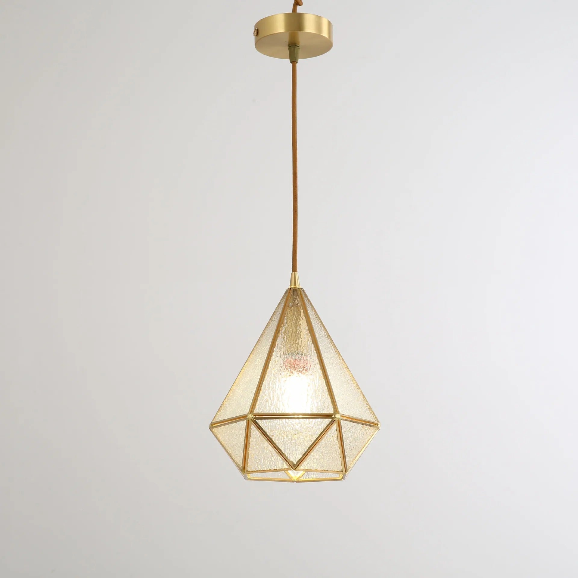 Luna - LED Modern Geometric Glass Pendant Lights