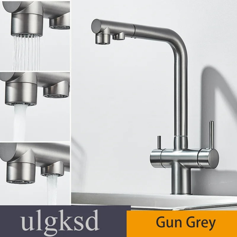 Grady - Deck Mounted 360 Rotate Water Purification Mixer Tap