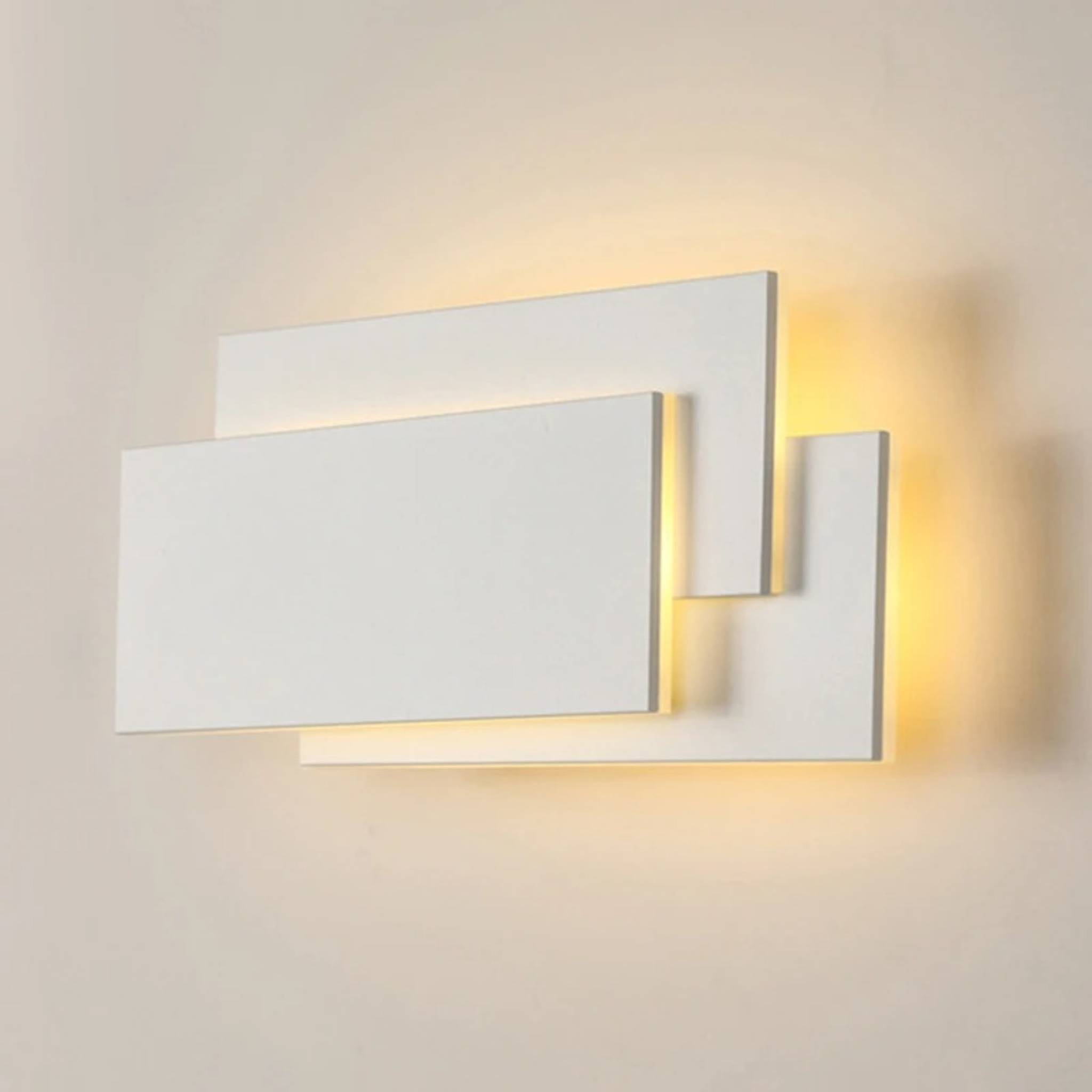 Isidro - Modern Black White Geometric Wall Light
