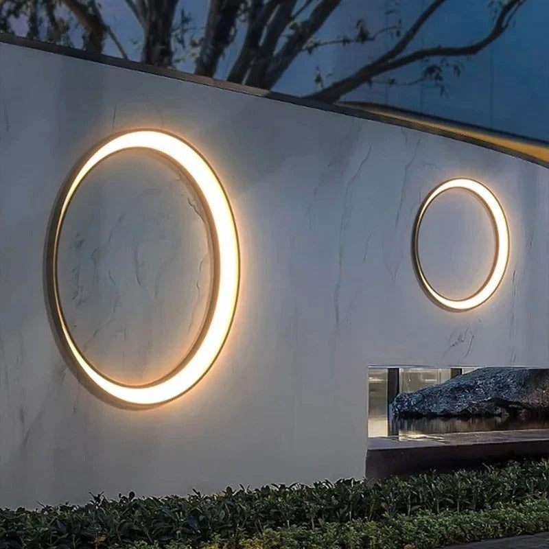 Amish - LED Outdoor Ring Wall Light