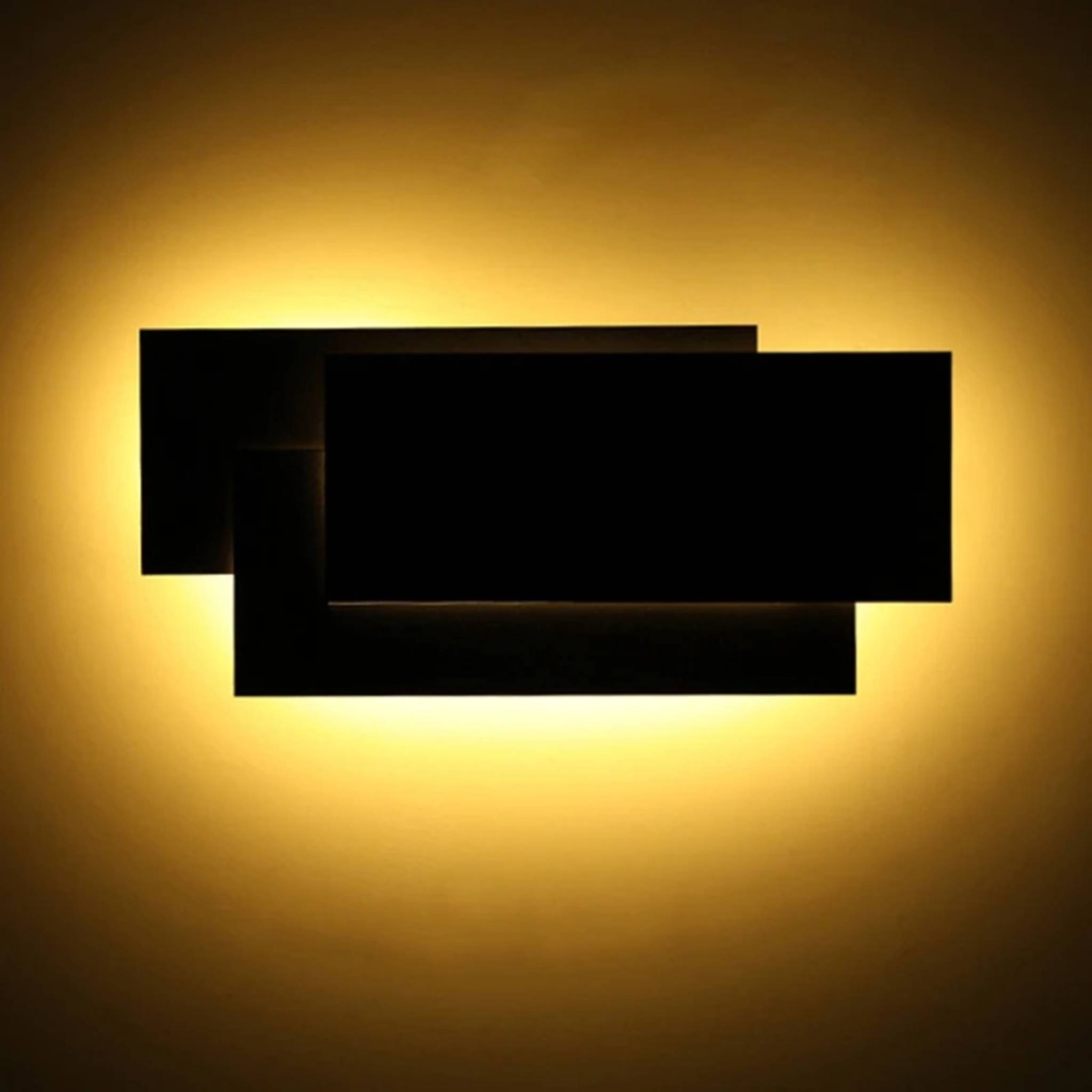 Isidro - Modern Black White Geometric Wall Light