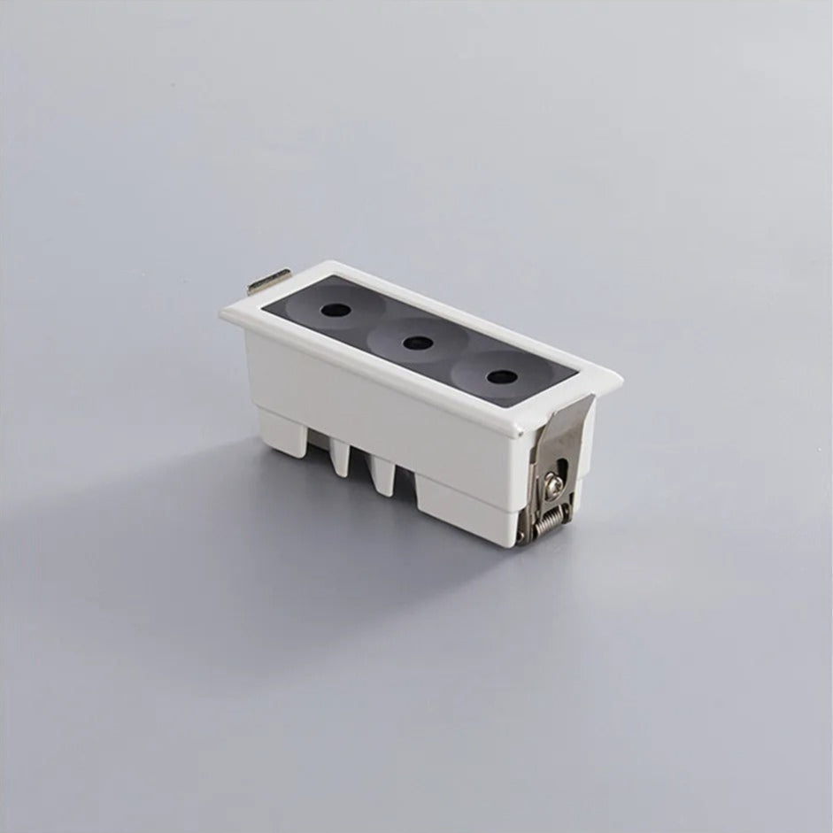 Eboni - Rectangular Industrial Recessed LED Downlight Ceiling Light