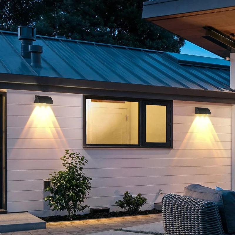 Daksha - Down Shinning Outdoor Wall Light 8W Waterproof