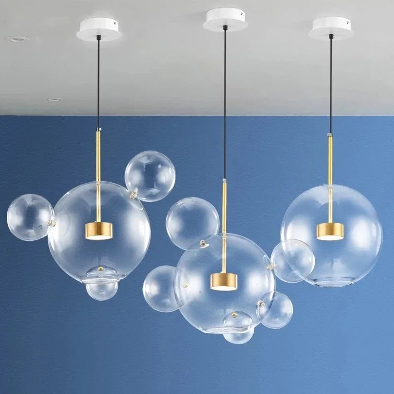 Dillon - Glass Bubble Hanging Pendant Light