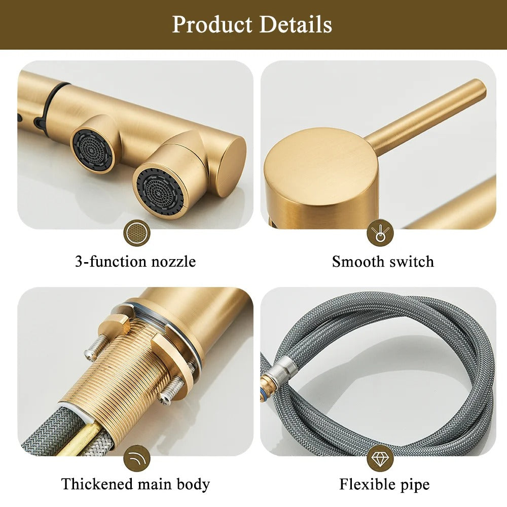 Grady - Deck Mounted 360 Rotate Water Purification Mixer Tap