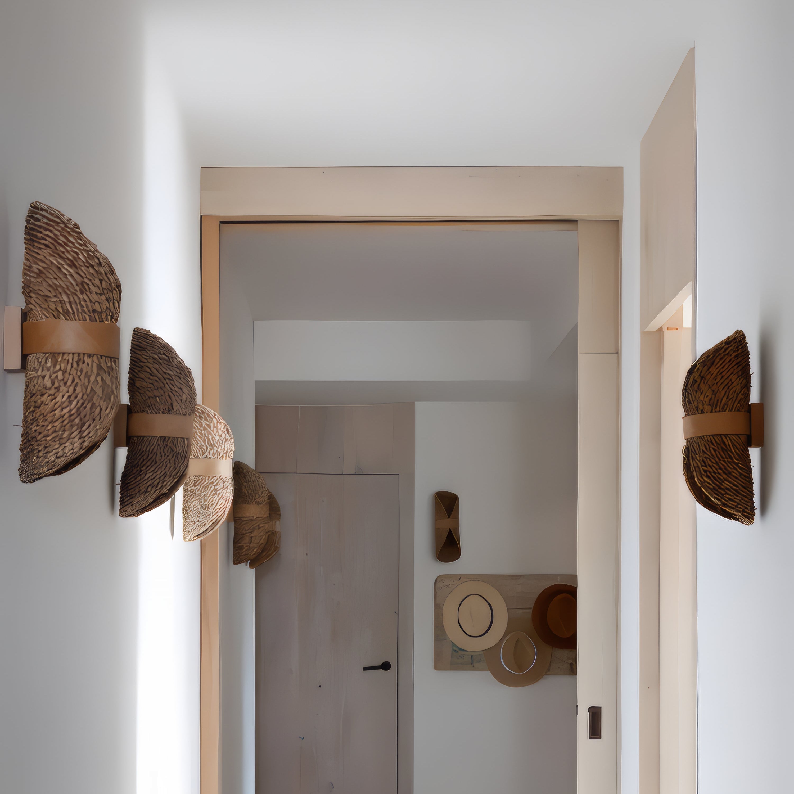 Tsai - Japanese Wicker Wood Wall Light