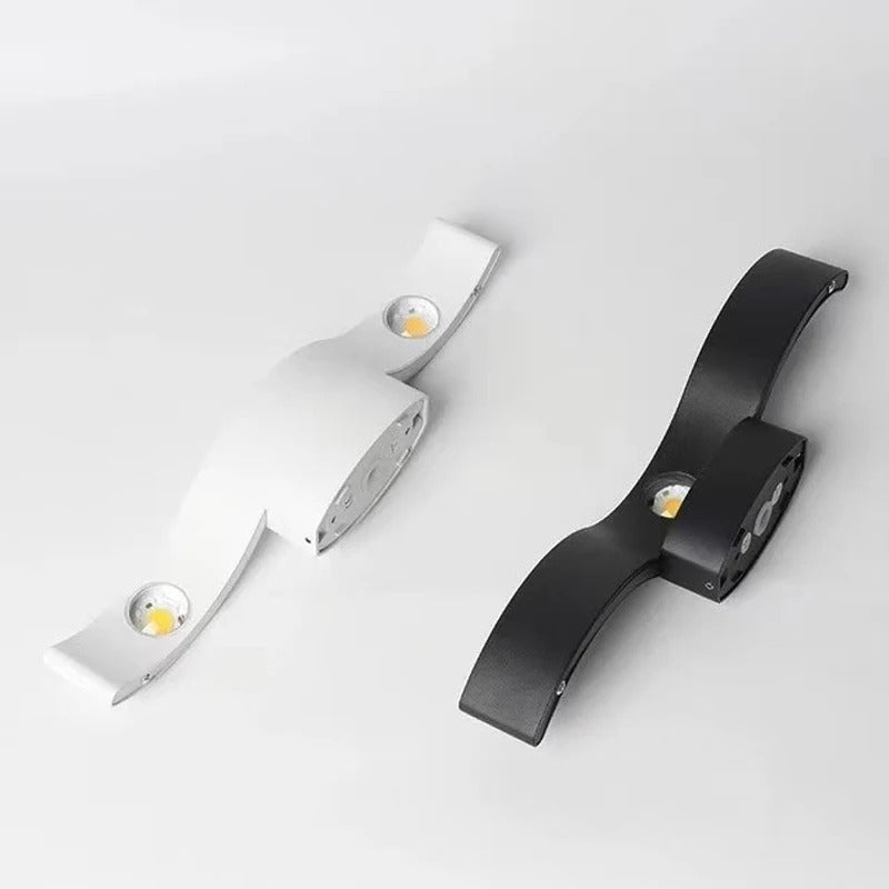 Daxton - Wave LED Up/Down Outdoor Wall Light