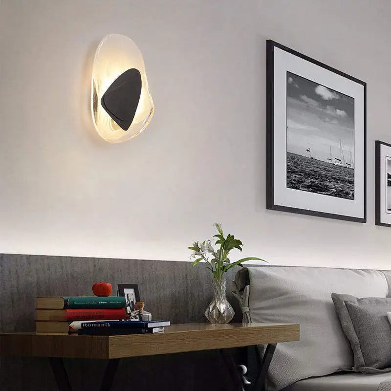 Fabian - Modern Glass & Metal Wall Lamp