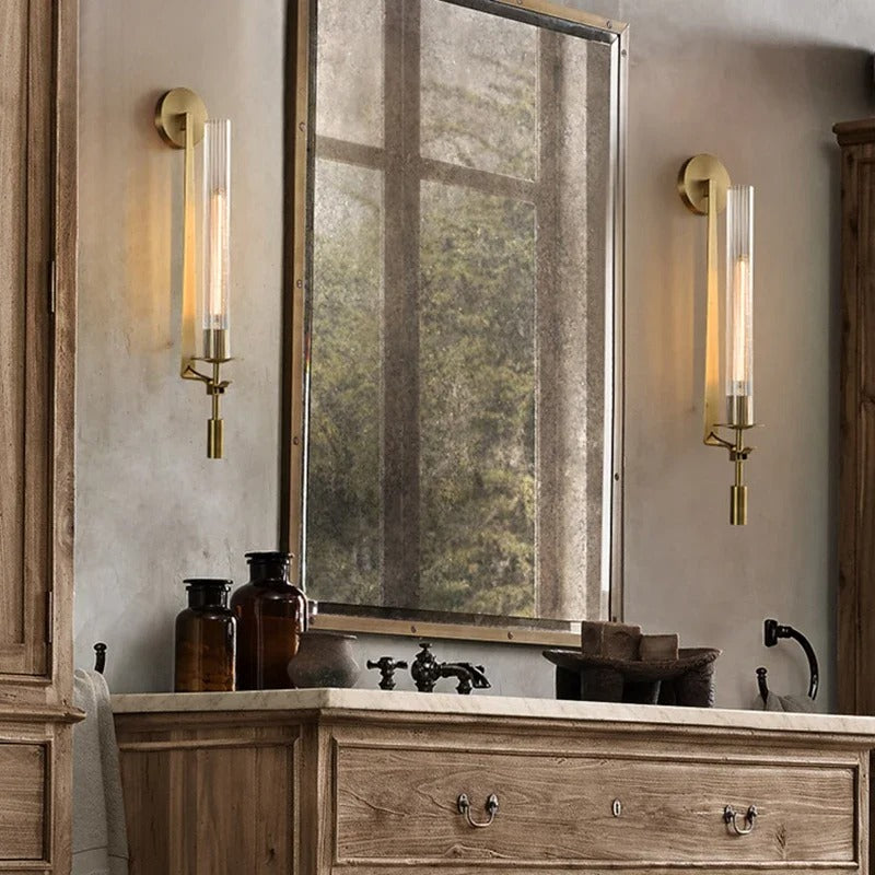 Novalee - Modern Gold Glass Wall Light