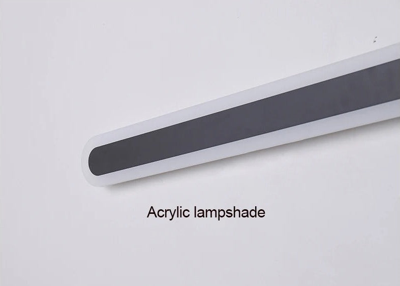 Almond - Rounded Rectangle Long Wall Light Bar