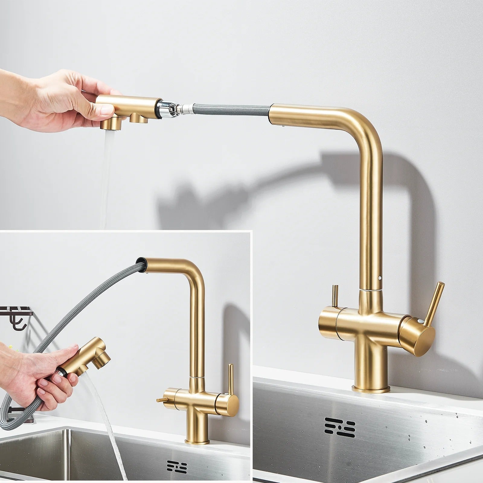 Grady - Deck Mounted 360 Rotate Water Purification Mixer Tap