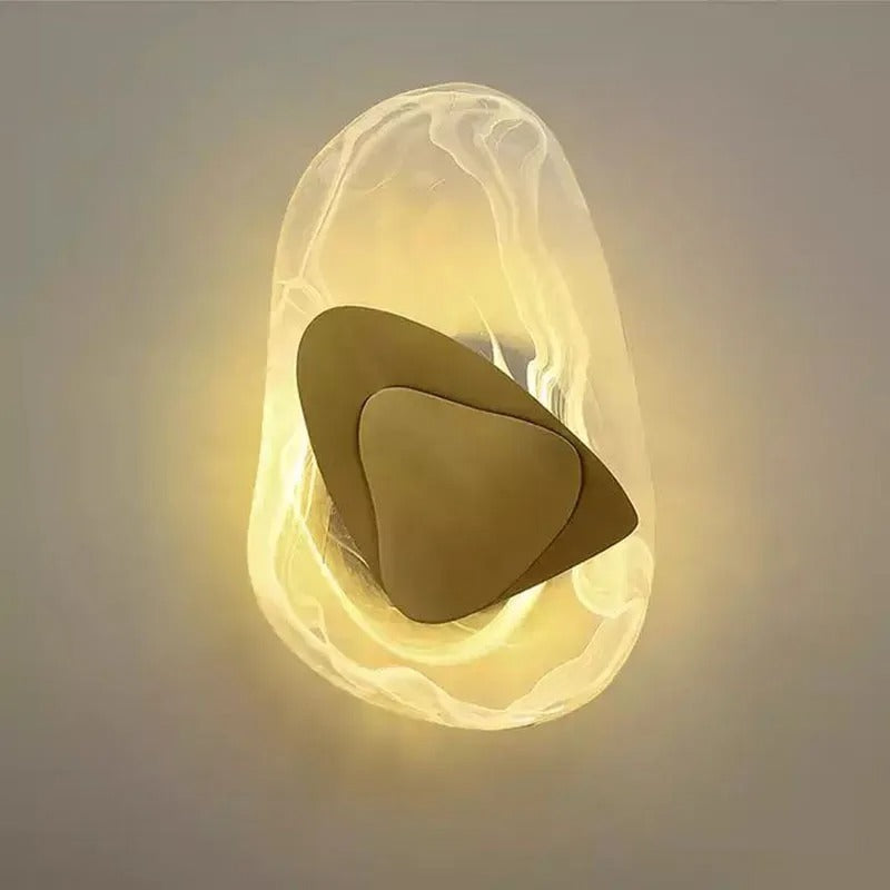 Fabian - Modern Glass & Metal Wall Lamp