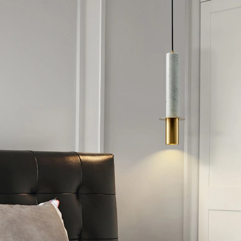 Nora - Modern Candle Style Gold Body Hanging Ceiling Pendant Light