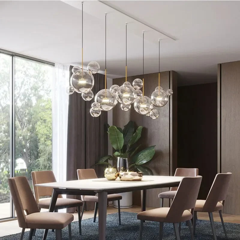 Dillon - Glass Bubble Hanging Pendant Light