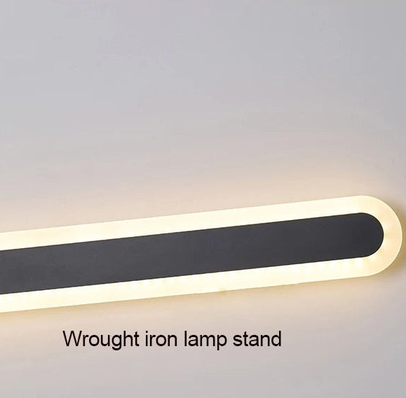 Almond - Rounded Rectangle Long Wall Light Bar