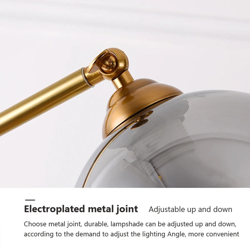 Simon - Modern Glass Orb Table Lamp