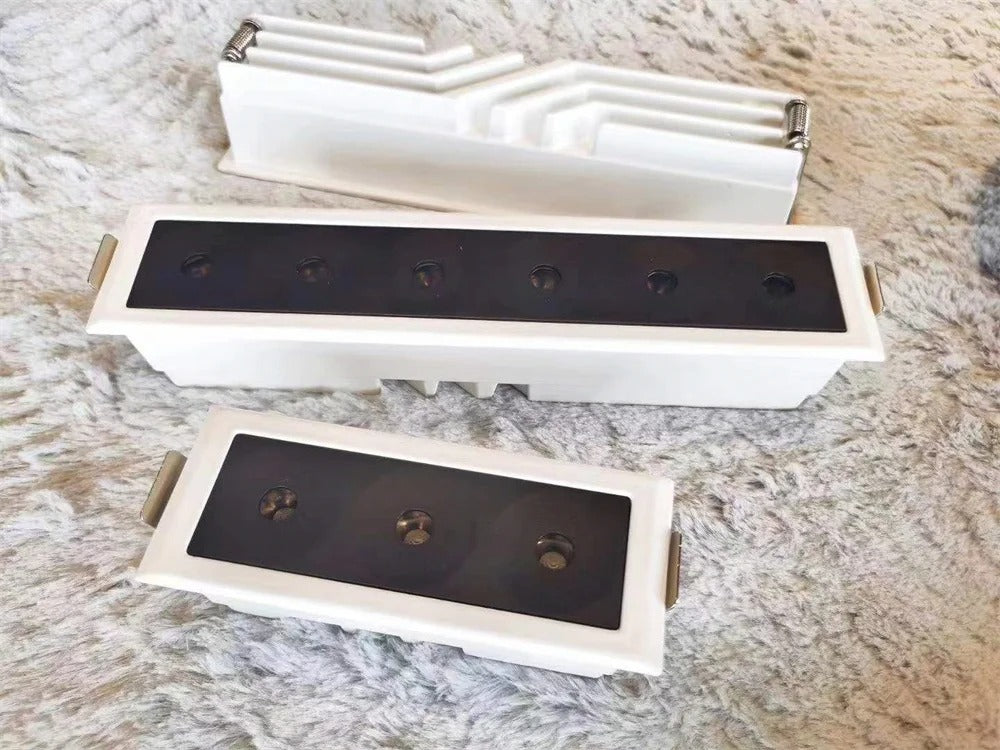 Eboni - Rectangular Industrial Recessed LED Downlight Ceiling Light