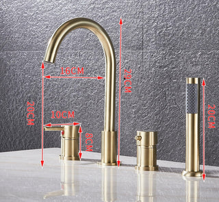 Tisca - Deck Mounted Bathroom Tap Set