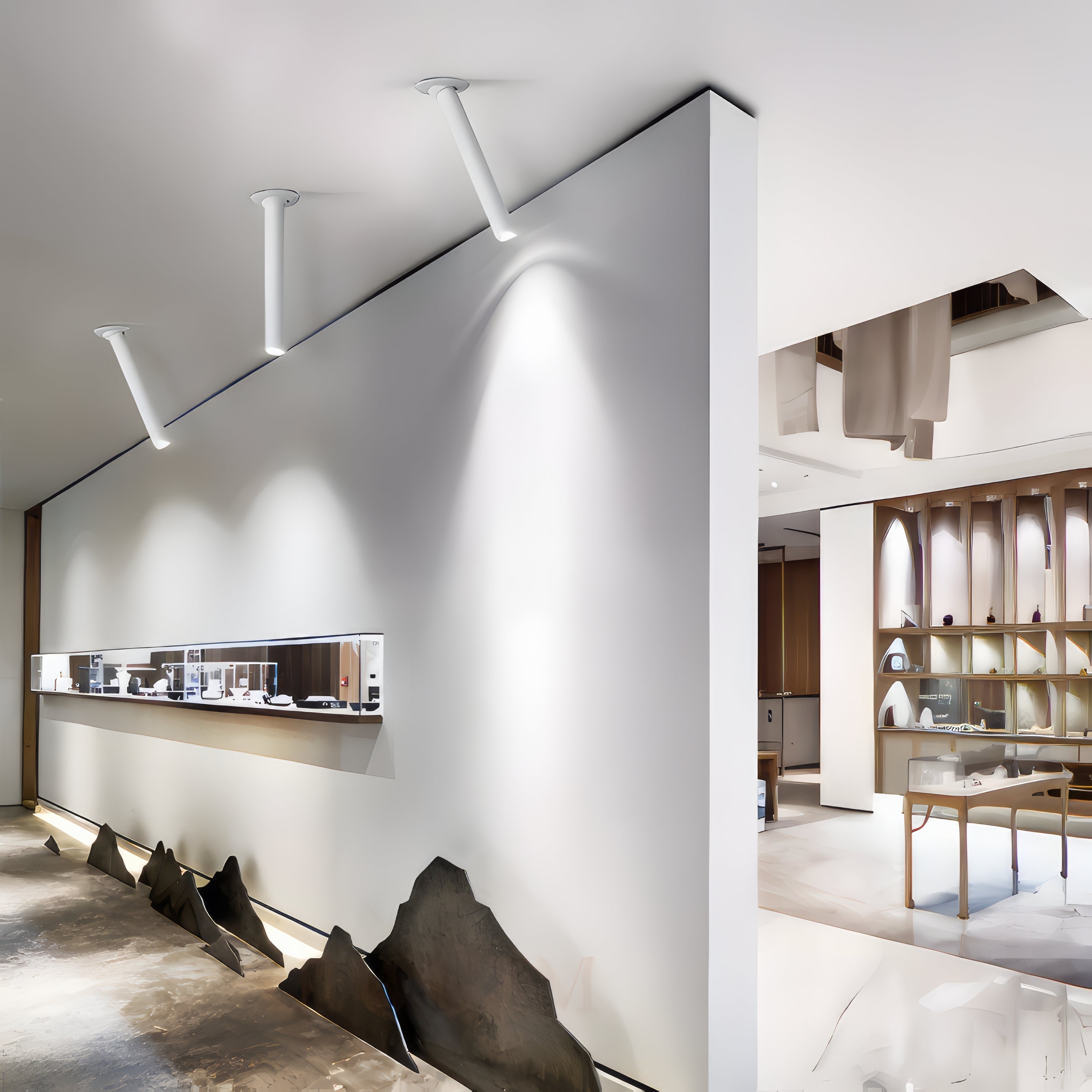 Erato - LED Long Tube Recessed Rotatable Spot Light Downlight