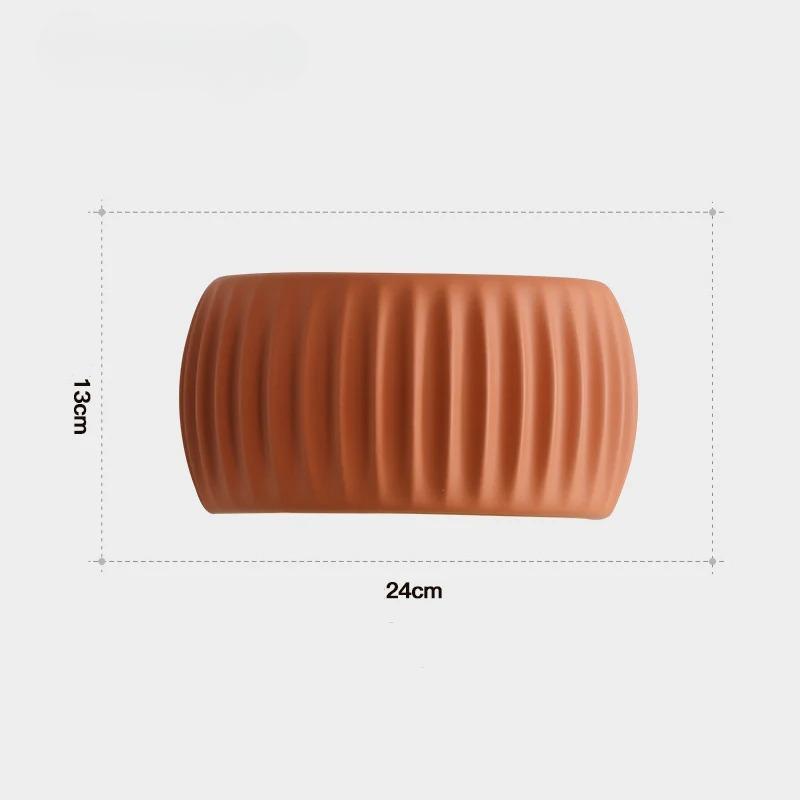 Ziazan - Nordic Half Cylinder Up/Down Patterned Wall Light