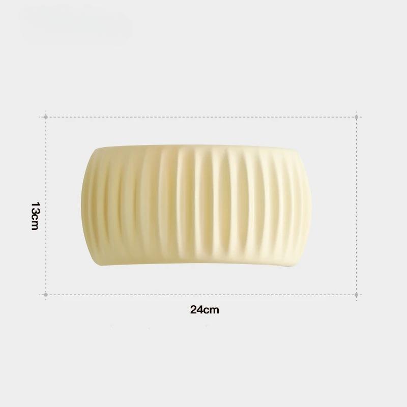 Ziazan - Nordic Half Cylinder Up/Down Patterned Wall Light