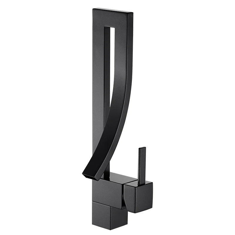 Zlatan - Tall Deck Mounted Single Lever Bathroom Tap