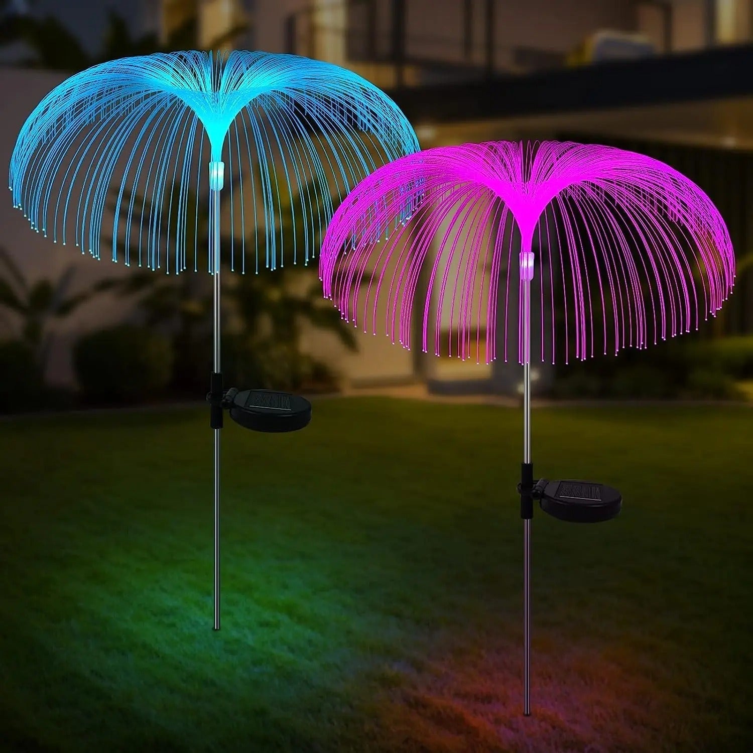 Frey - Solar Fiber Optic Jellyfish Garden Lights