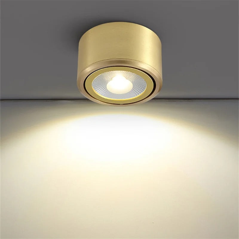 Kabelo - Modern Gold Copper Ceiling Downlight LED Spot Light Adjustable
