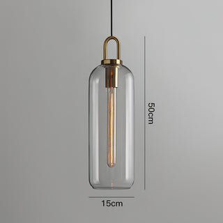 Lyllah - Postmodern Round Glass Pendant Hanging Ceiling Light