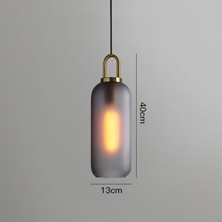 Lyllah - Postmodern Round Glass Pendant Hanging Ceiling Light