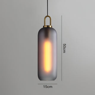 Lyllah - Postmodern Round Glass Pendant Hanging Ceiling Light