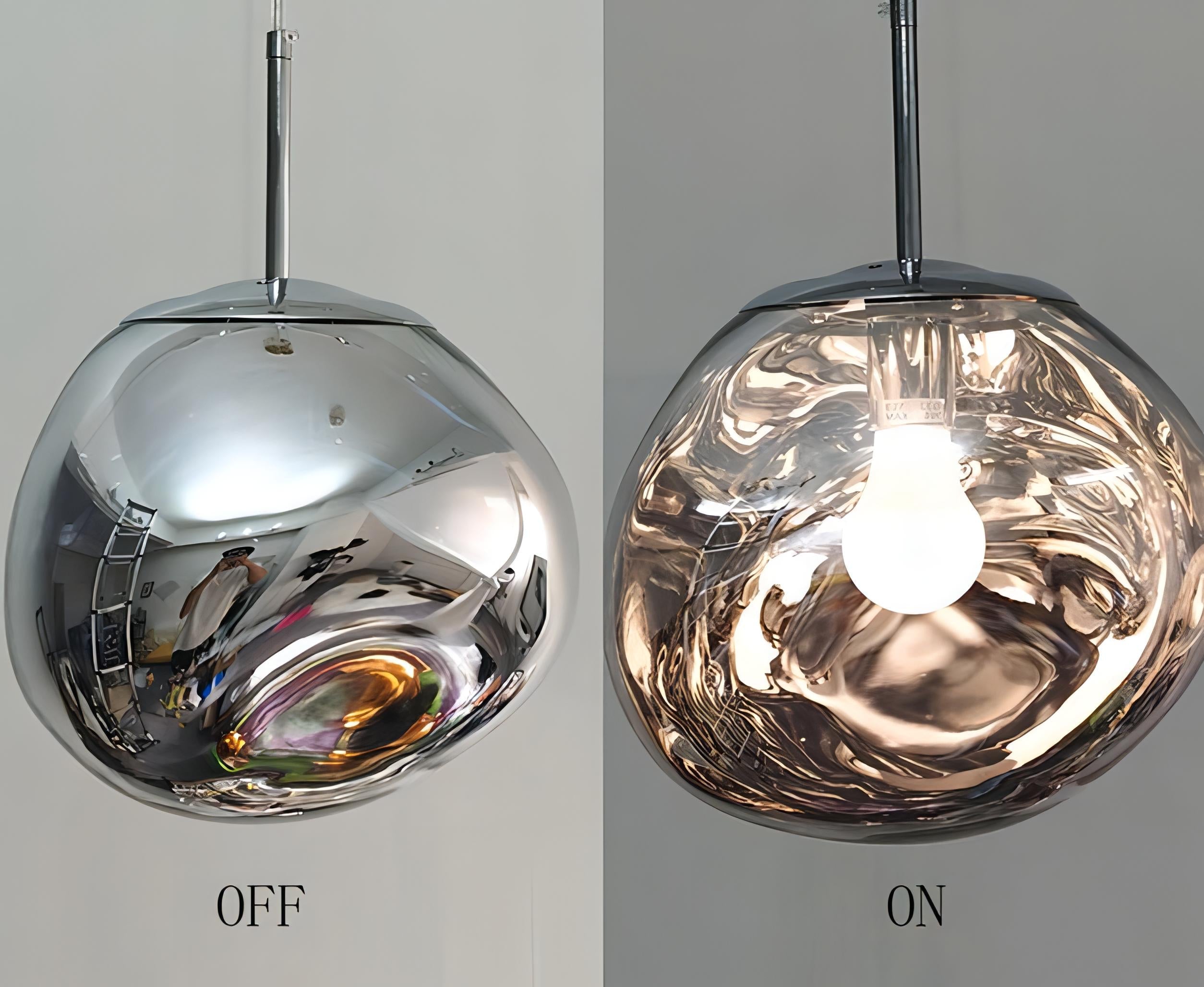 Dahlia - Modern Hanging Round Coloured Glass Hanging Pendant Ceiling Light