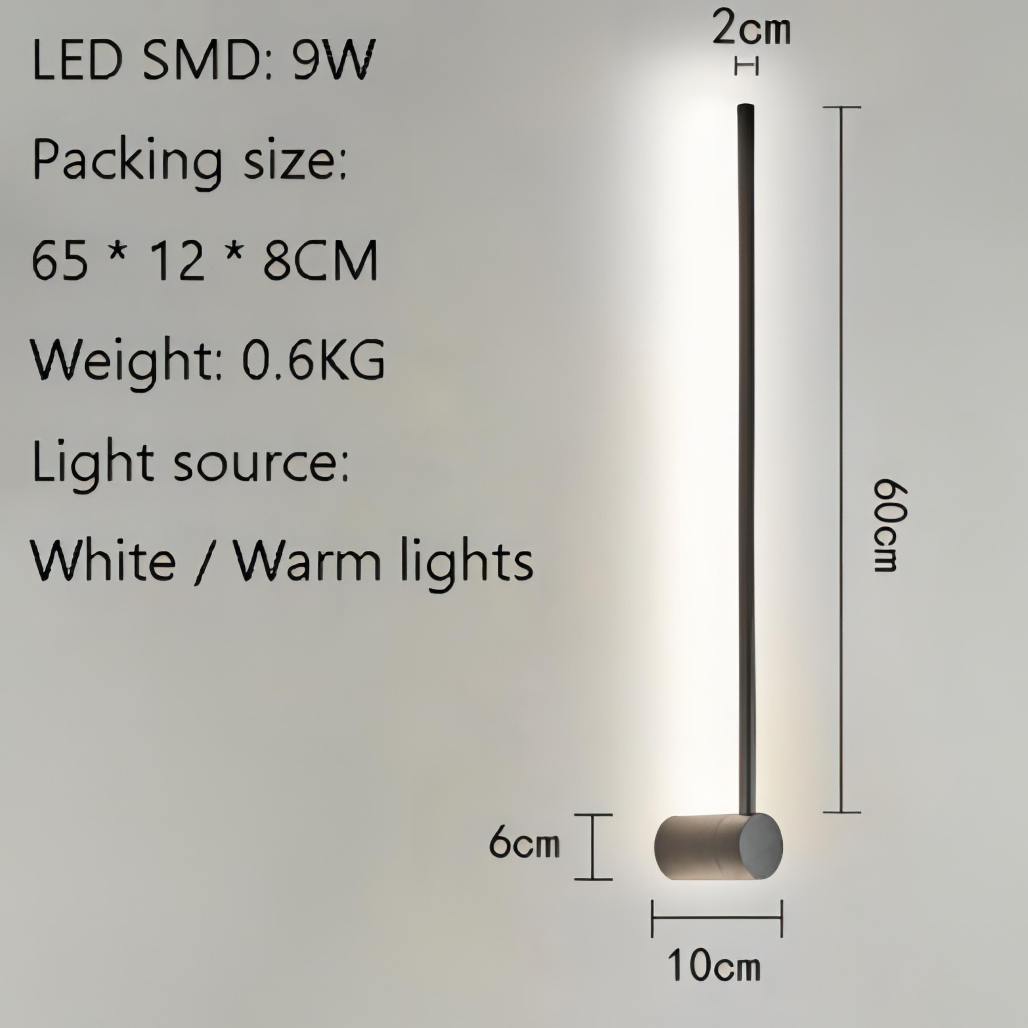 Jurupa - Modern Black Wall Light Bar