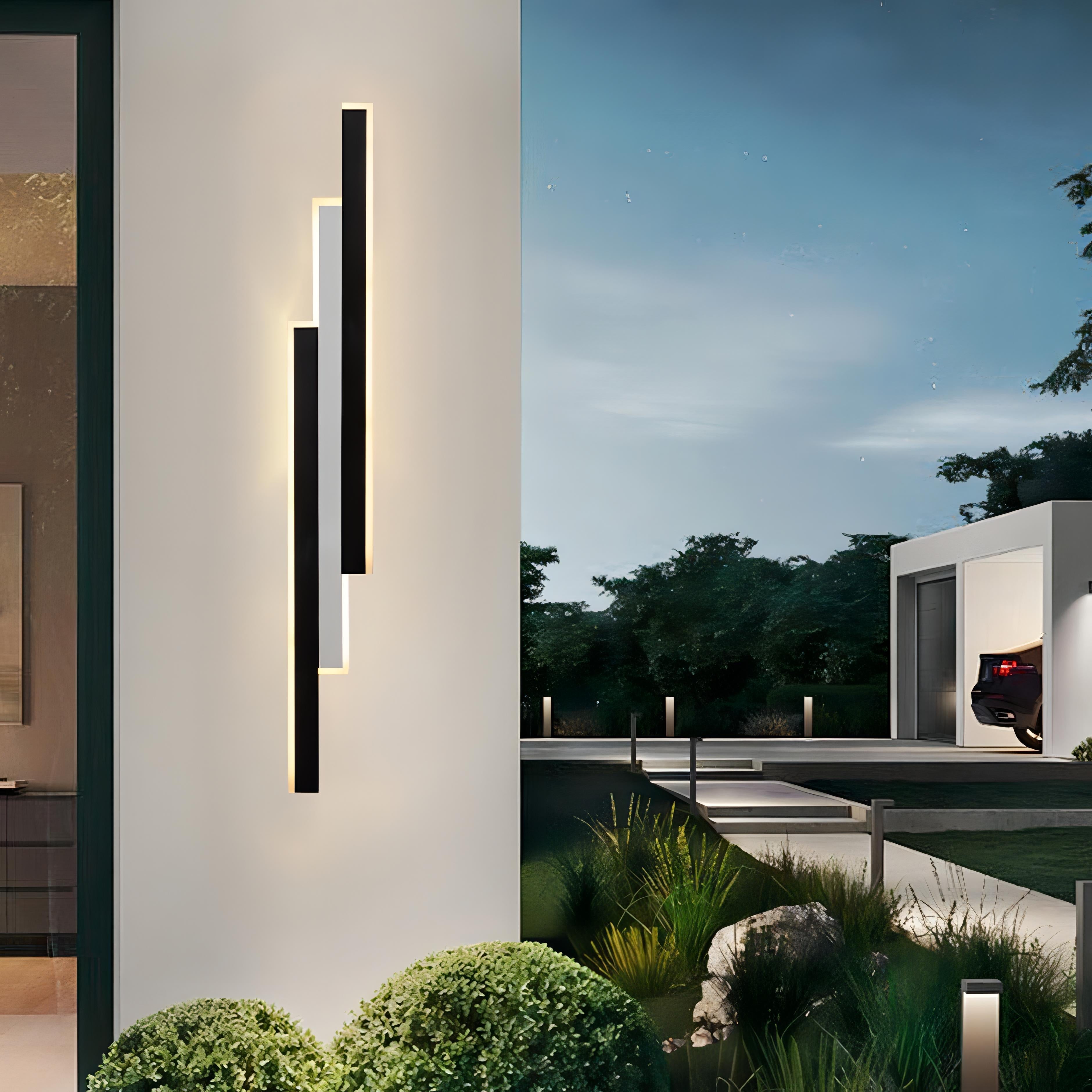 Alavai - Modern Outdoor Rectangle Lamp Bar