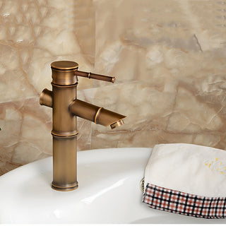 Tasu - Brass Bamboo Basin Tap