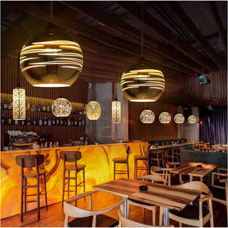 Brooklyn - Firework Glass Ball Hanging Pendant Ceiling Light