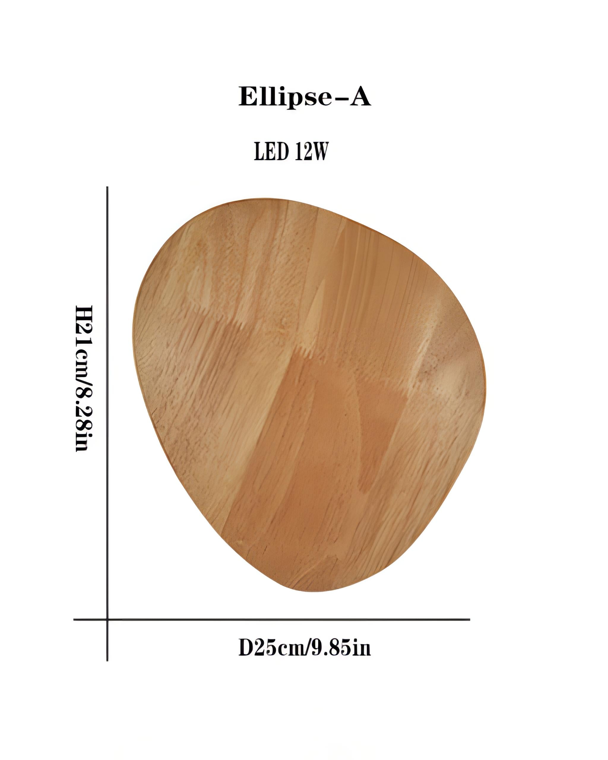 Willow - Nordic Sconce Round Wooden Wall Light