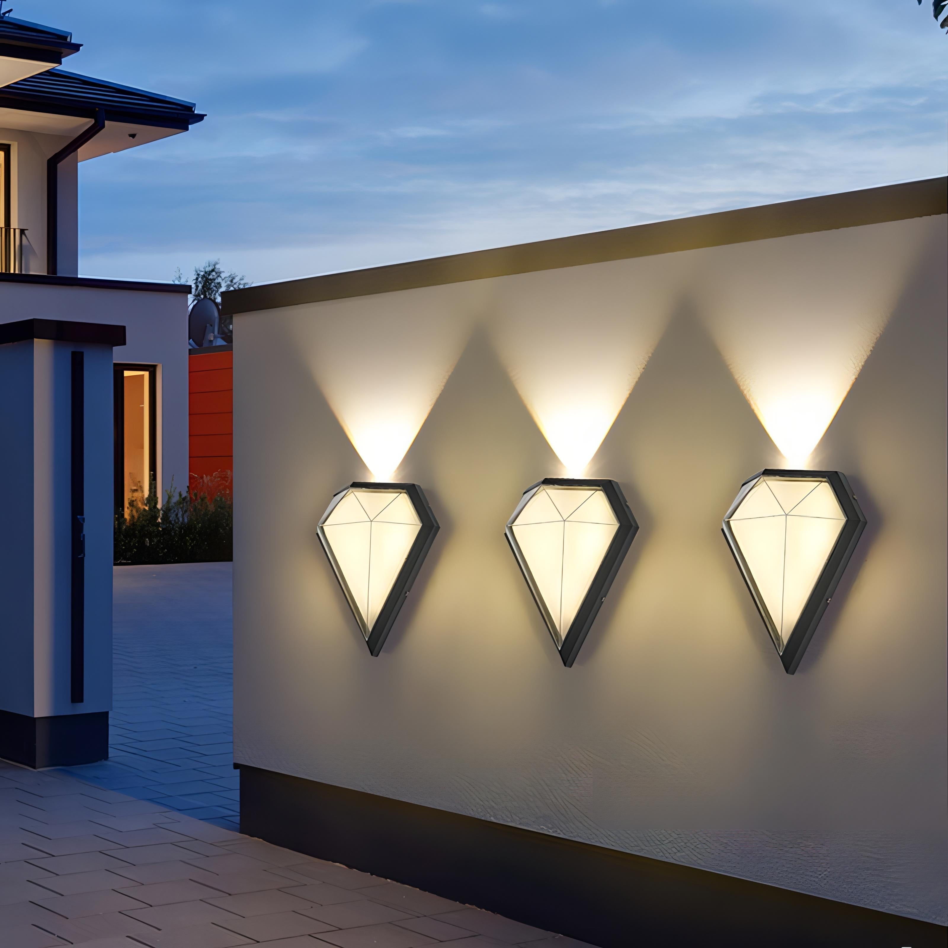 Laado - Diamond Outdoor Waterproof Wall Light