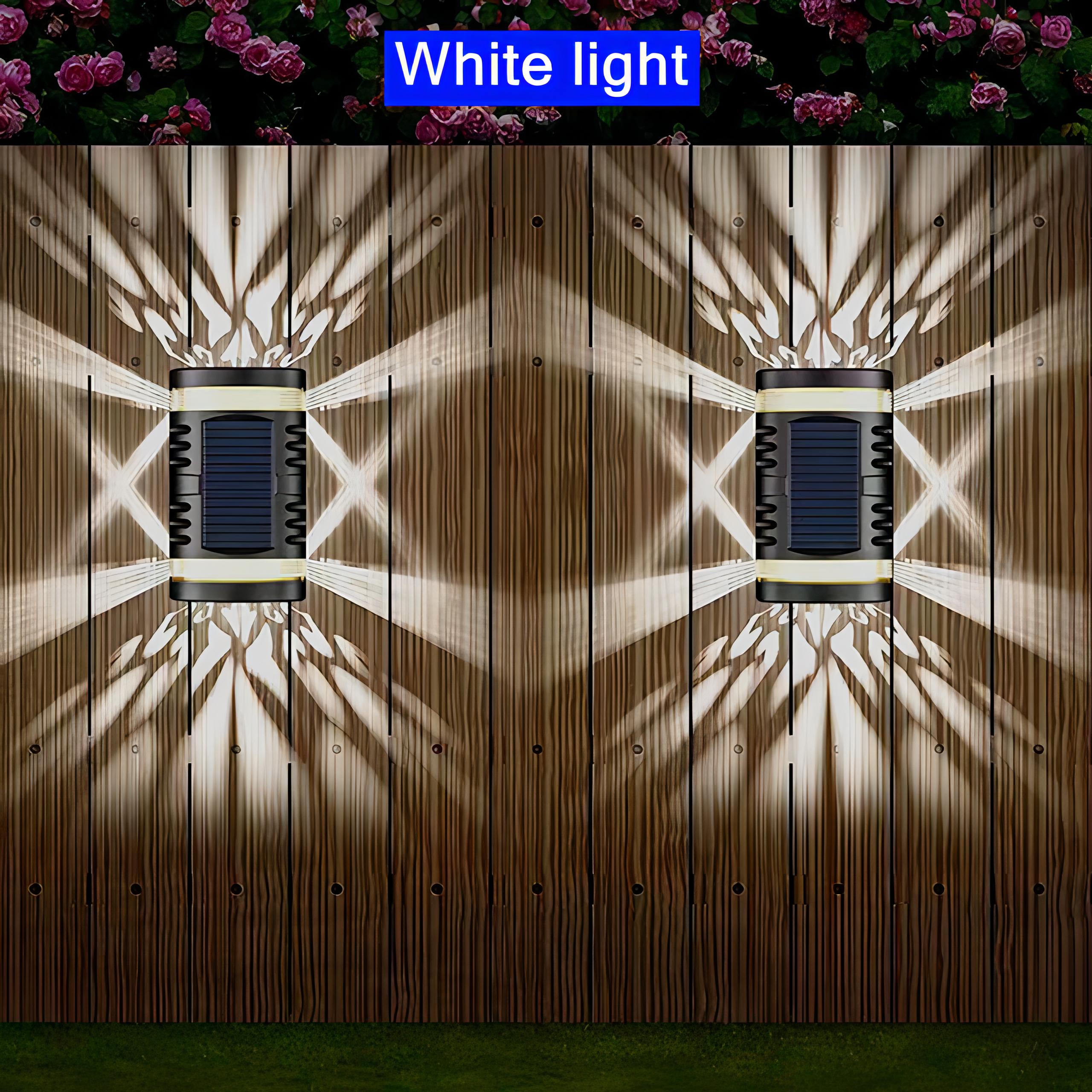 Yara - Solar Garden Wall Light