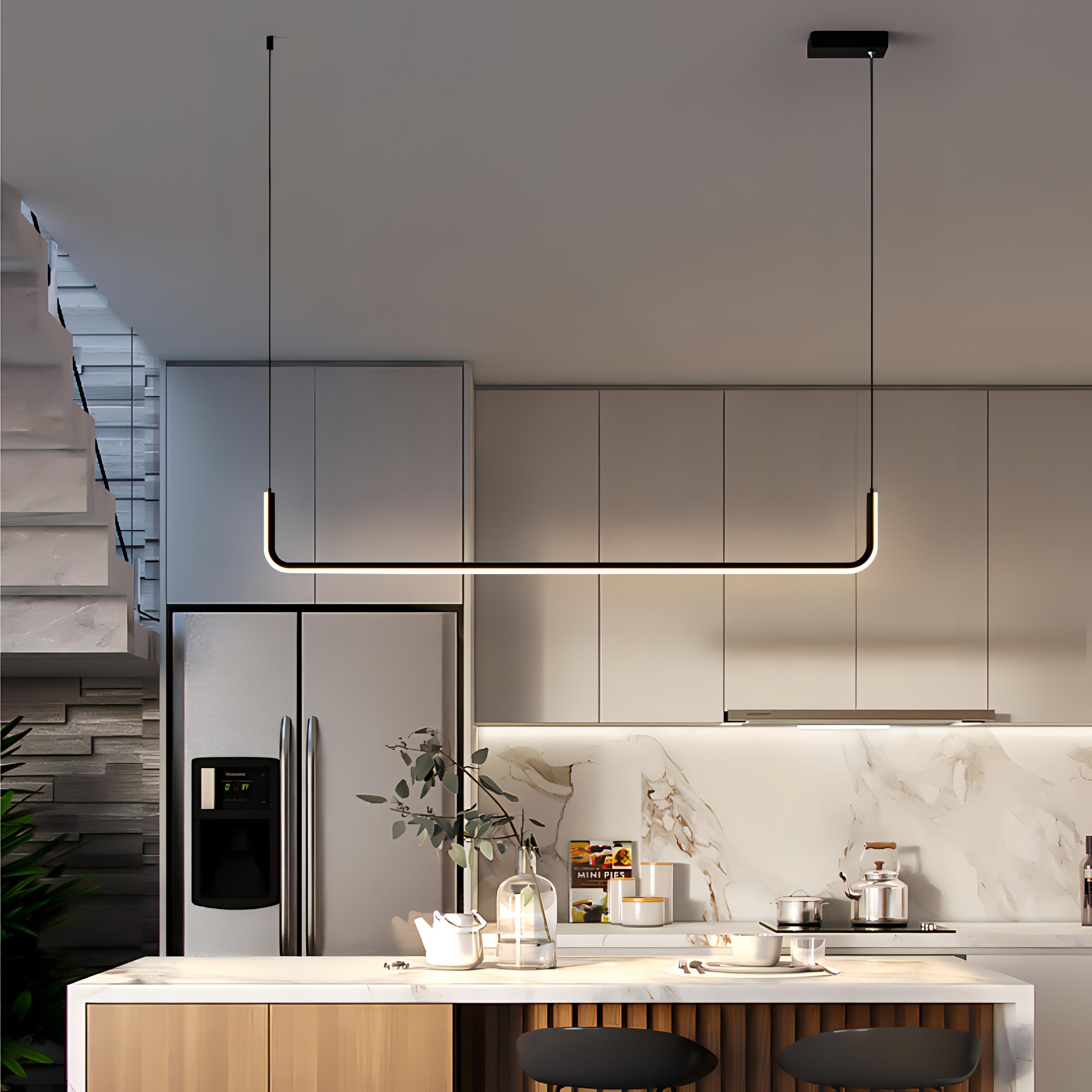 Porter - Suspension Rod LED Thin Bar Ceiling Light