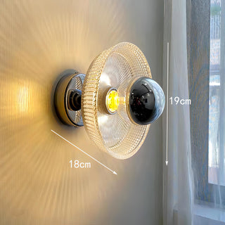 Sailor - Glass Retro Dish Wall Lamp