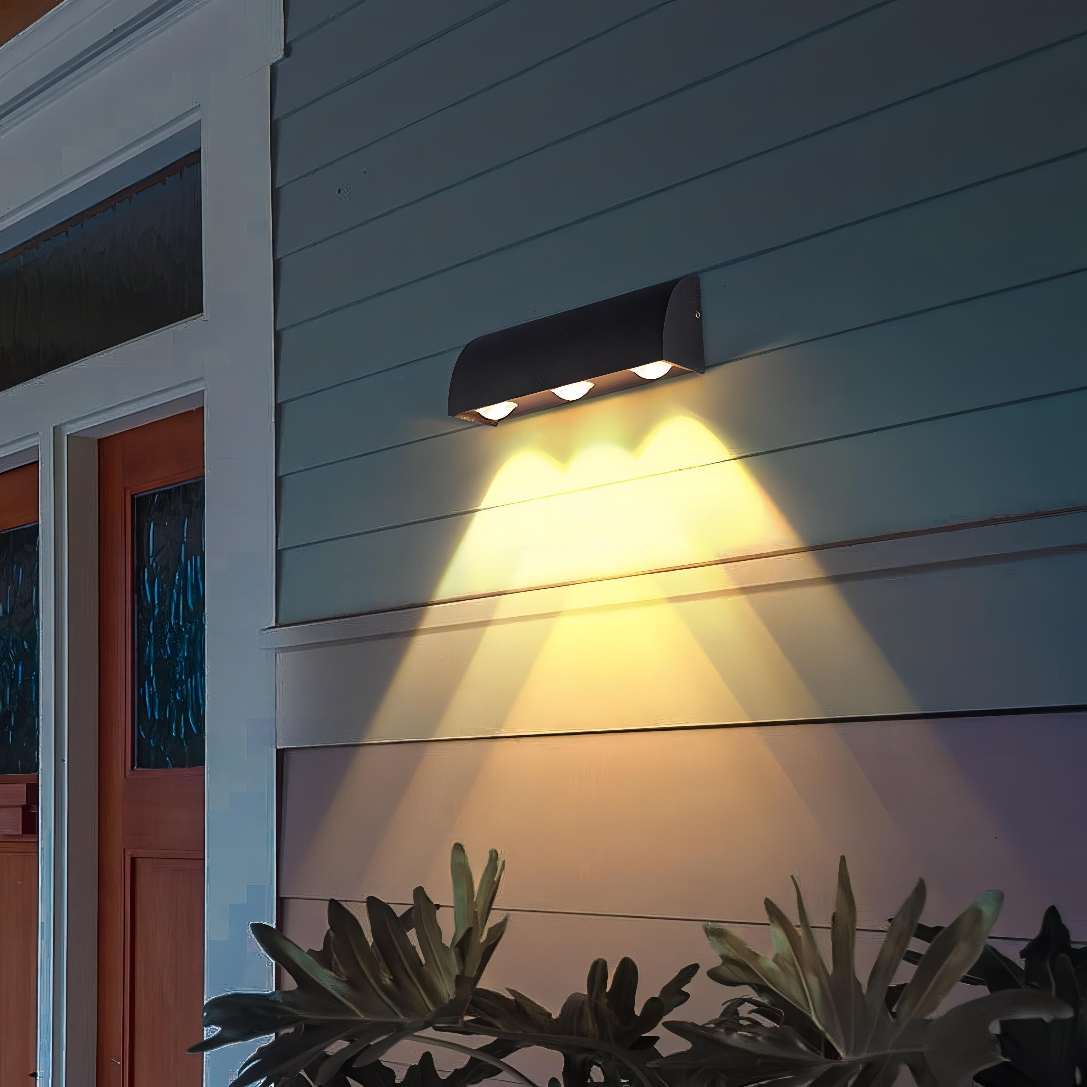 Daksha - Down Shinning Outdoor Wall Light 8W Waterproof