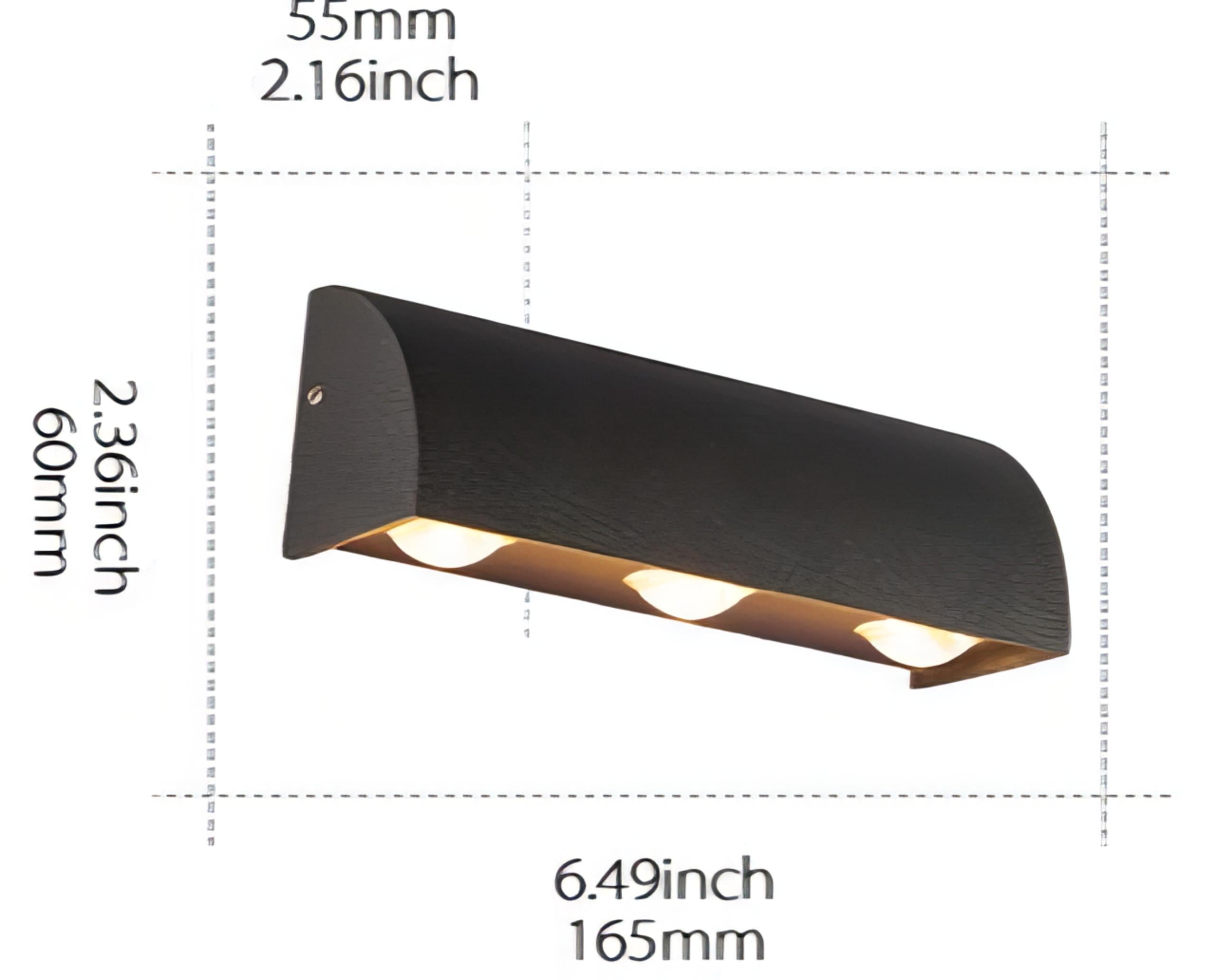 Daksha - Down Shinning Outdoor Wall Light 8W Waterproof