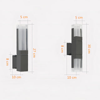 Kalpa - 10W Waterproof LED Double Head Outdoor Wall Light